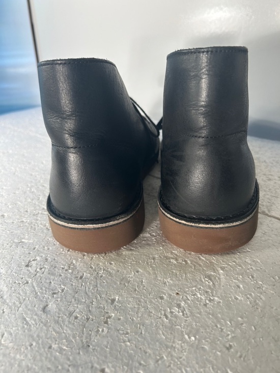 Clarks SZ 12 Bushacre Midnight Leather Desert Chukka Boots Timeless Old Money